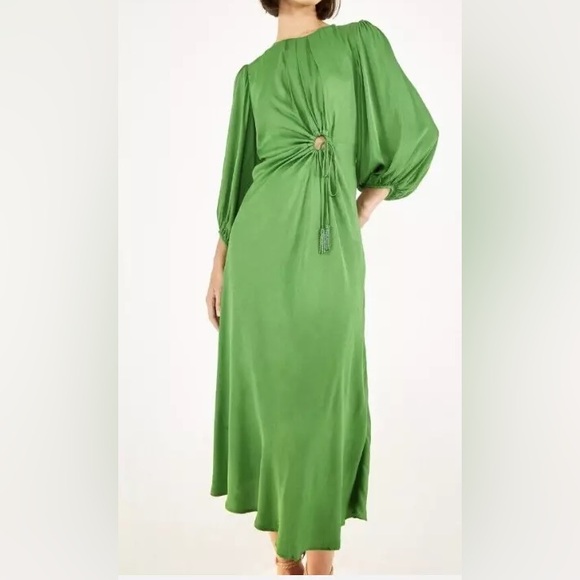 FARM Rio Dresses & Skirts - Farm Rio circle cut out dress in green NWT